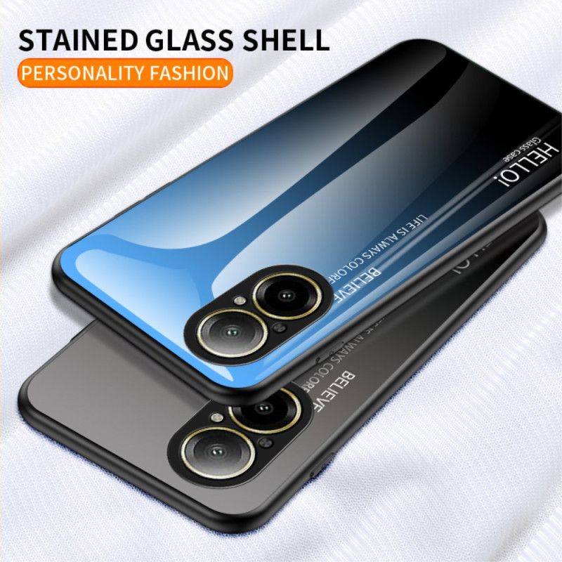 Deksel Realme C67 Hello Herdet Glass Beskyttelse Deksel