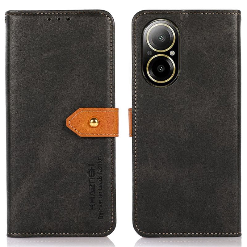 Folio Deksel Realme C67 Khazneh Gullspenne Beskyttelse Deksel