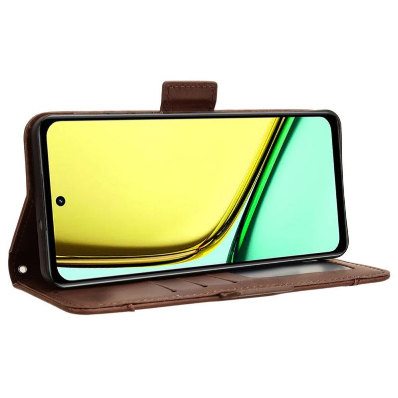 Folio Deksel Realme C67 Kortholder Beskyttelse Deksel