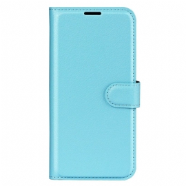 Folio Deksel Realme C67 Litchi I Kunstskinn Beskyttelse Deksel