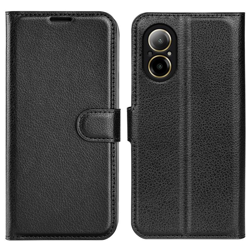 Folio Deksel Realme C67 Litchi I Kunstskinn Beskyttelse Deksel