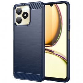 Deksel Realme C53 Børstet Karbonfiber