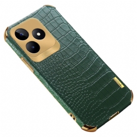 Deksel Realme C53 Mobildeksel Krokodilletekstur