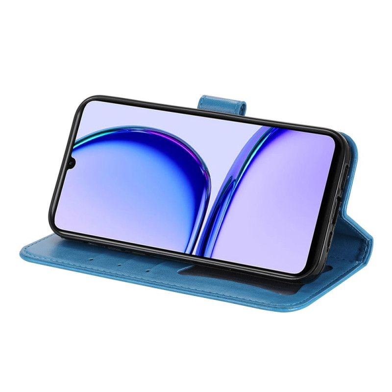 Folio Deksel Realme C53 Blomstermønster Beskyttelse Deksel