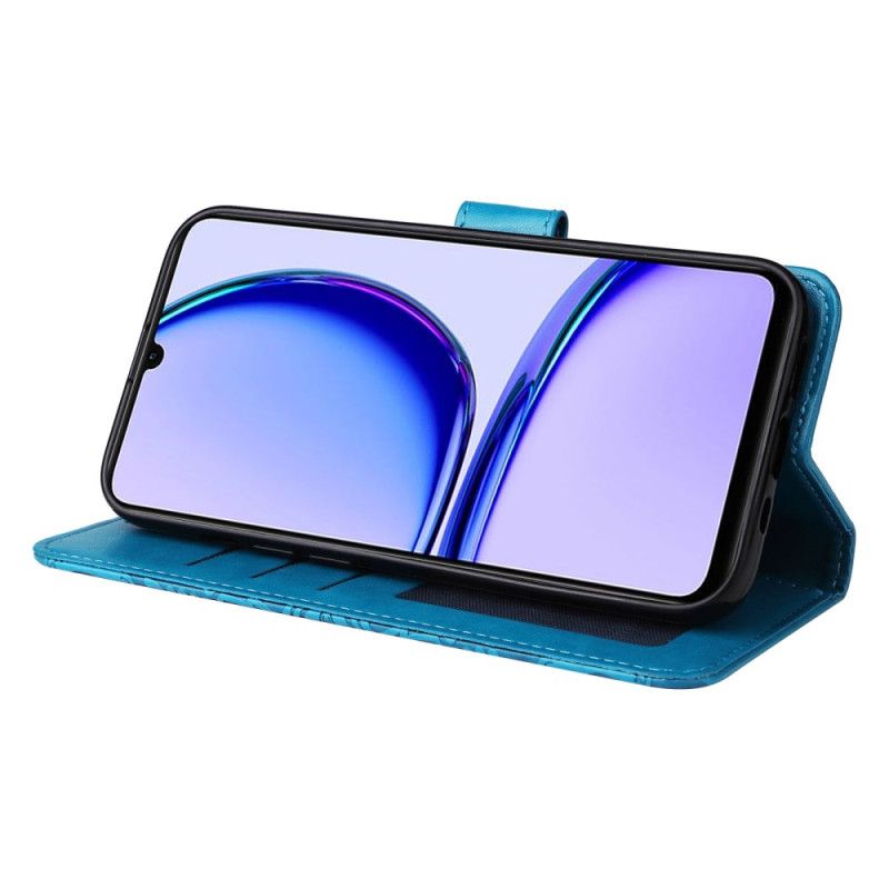 Folio Deksel Realme C53 Mandala Med Stropp Beskyttelse Deksel