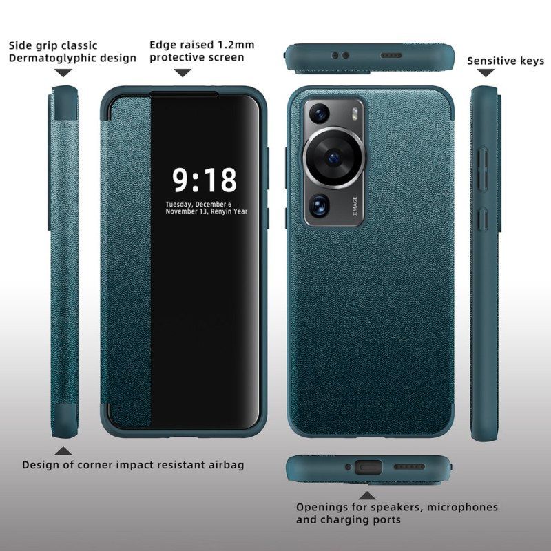 Beskyttelse Deksel Til Huawei P60 Pro Kunstskinn