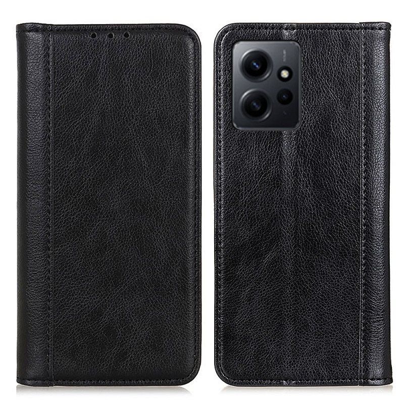 Beskyttelse Deksel Til Xiaomi Redmi Note 12 4G Folio Deksel Vintage Splittskinn