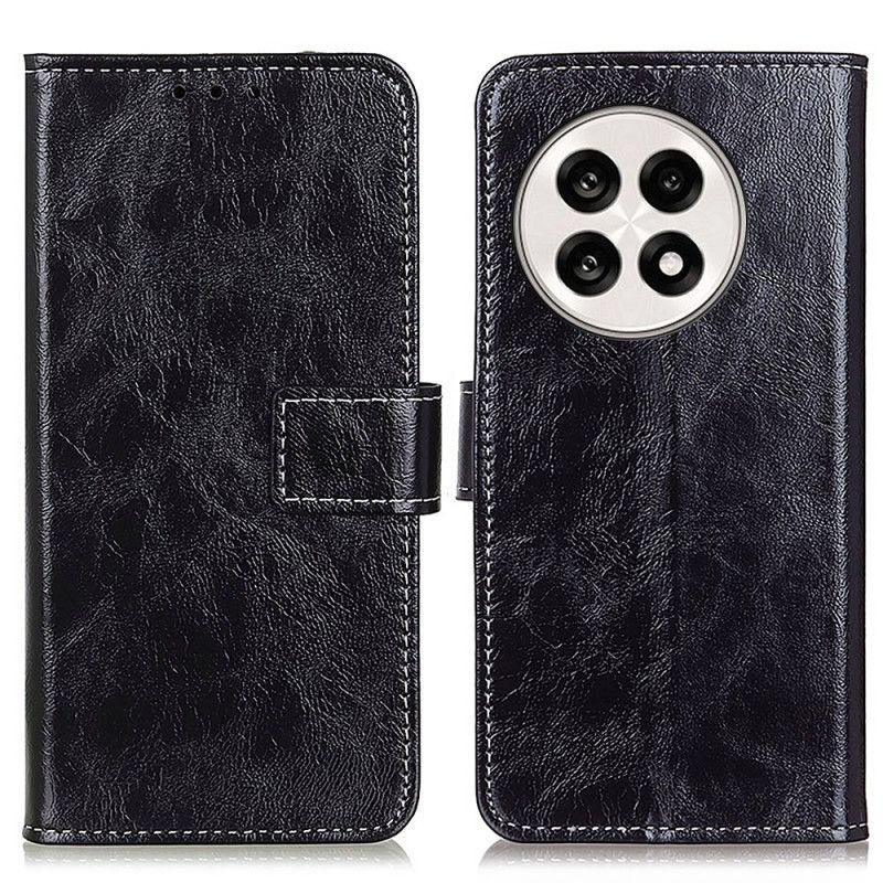 Folio Deksel Oneplus 13r Glanset Beskyttelse Deksel