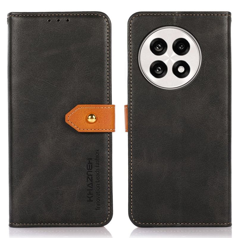 Folio Deksel Oneplus 13r Khazneh Gullspenne Beskyttelse Deksel