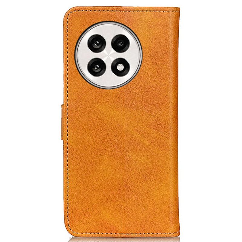 Folio Deksel Oneplus 13r Matt Kunstig Skinn