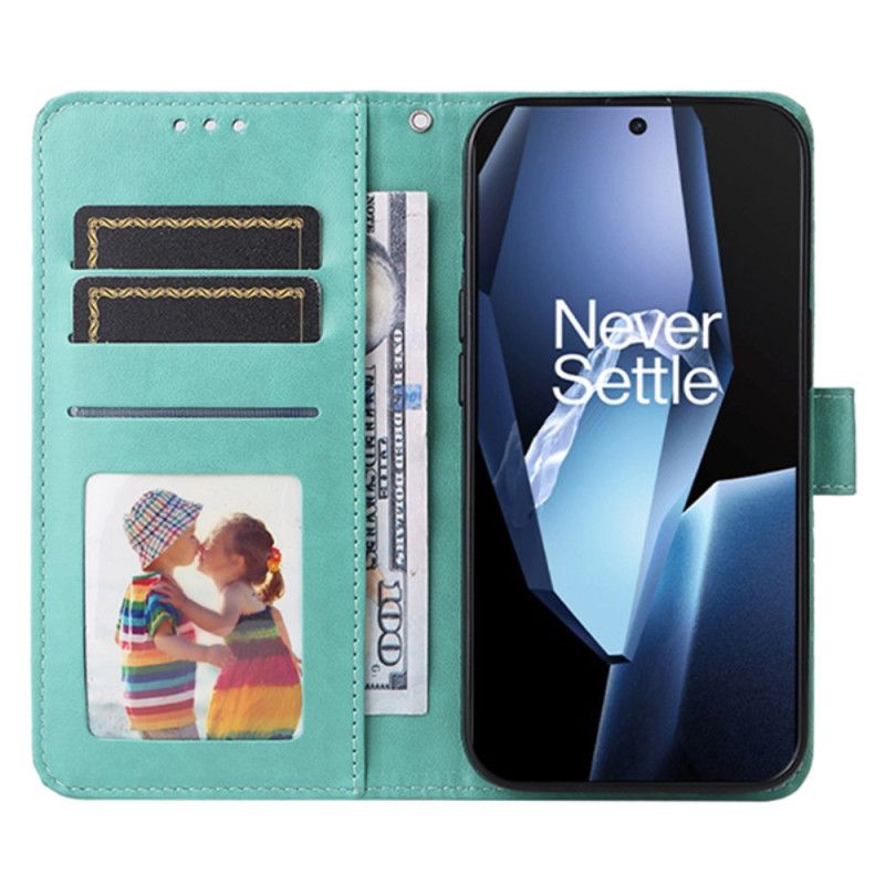 Folio Deksel Oneplus 13r Solsikkefarget Beskyttelse Deksel