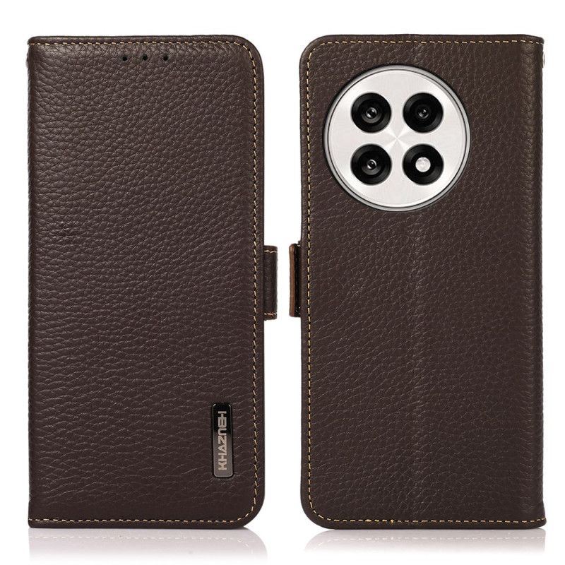 Lærdeksel Folio Deksel Oneplus 13r Khazneh Rfid-beskyttelse I Skinn