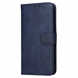 Lærdeksel Folio Deksel Oneplus 13r Mobildeksel Ensfarget Lærrem