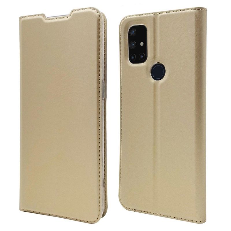 Folio Deksel Til OnePlus Nord N10 Business Imitert Skinn