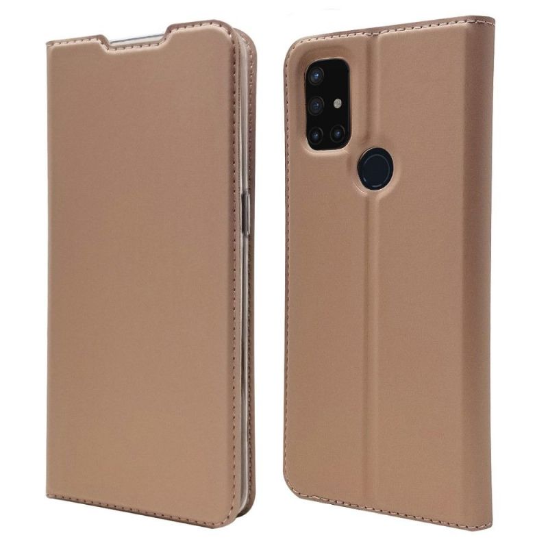 Folio Deksel Til OnePlus Nord N10 Business Imitert Skinn