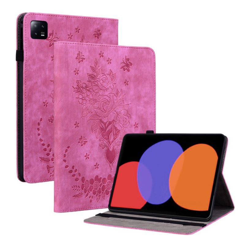 Case Xiaomi Pad 6 Pro Handyhülle Rosa Lederoptik