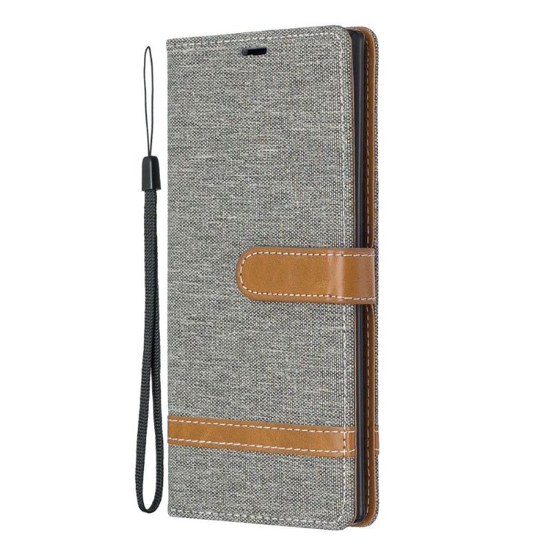Folio Deksel Til Samsung Galaxy Note 10+ / Note 10+ 5G Stofftrekk