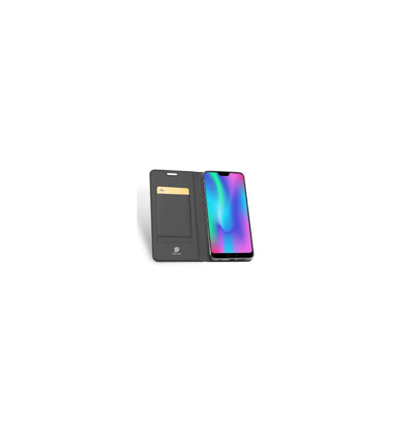 Lærdeksel Til Honor 10 Business Imitert Skinn