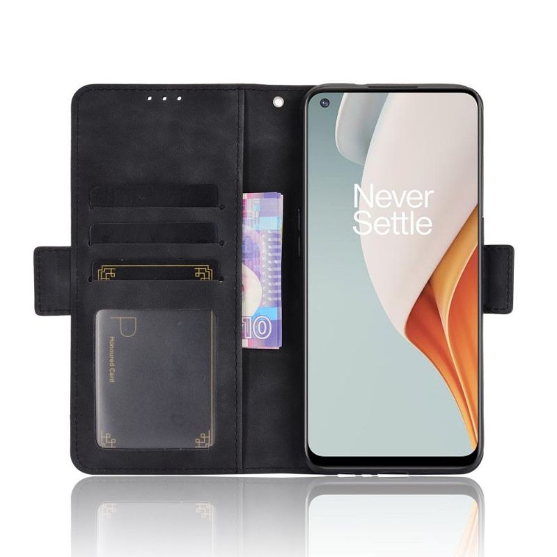 Folio Deksel Til OnePlus Nord N100 Premium Med Kortholder