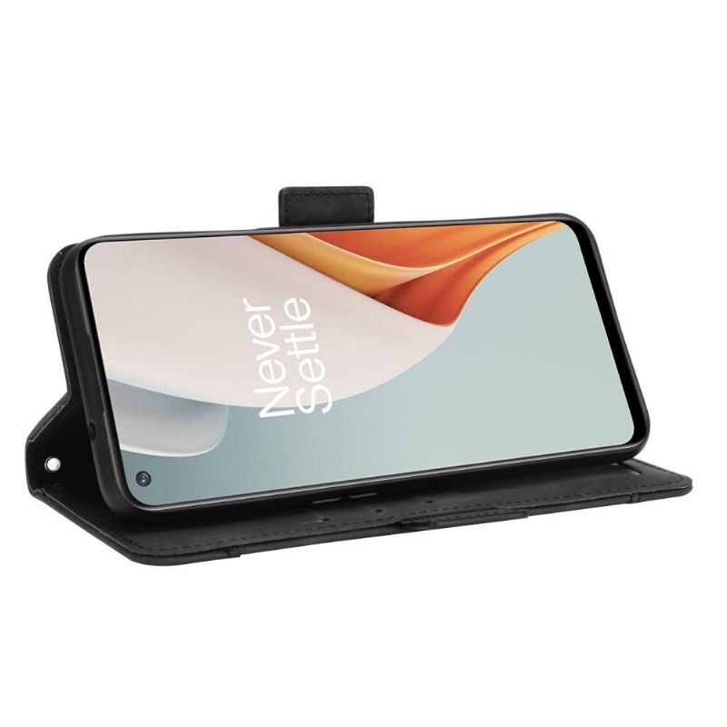 Folio Deksel Til OnePlus Nord N100 Premium Med Kortholder