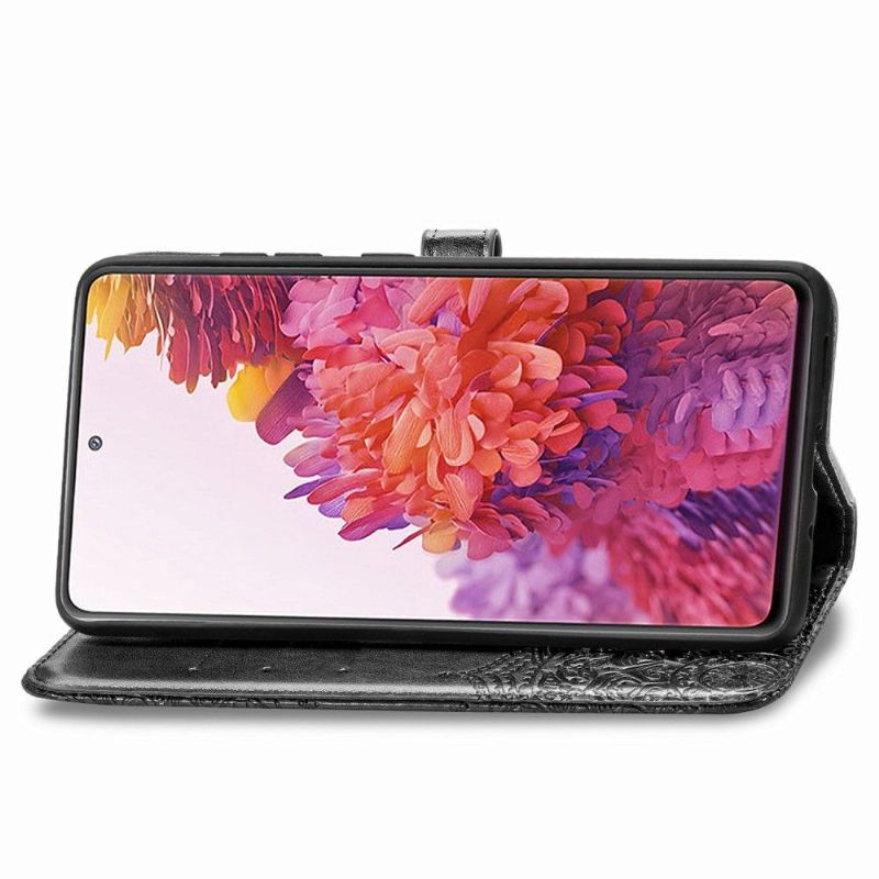 Folio Deksel Til Samsung Galaxy S20 FE Mandala Kortholder