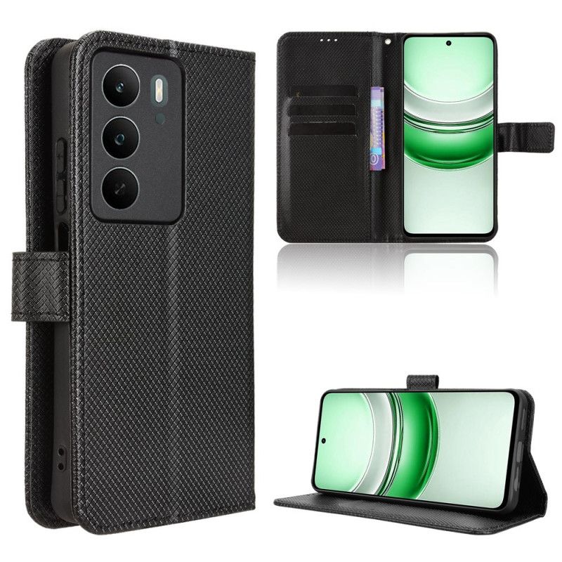 Folio Deksel Realme C71 Diamanttekstur Beskyttelse Deksel