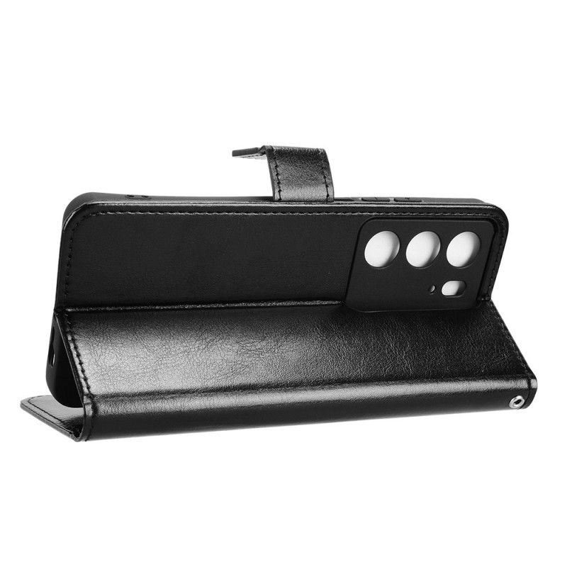 Folio Deksel Realme C71 Prangende Kunstskinn Beskyttelse Deksel