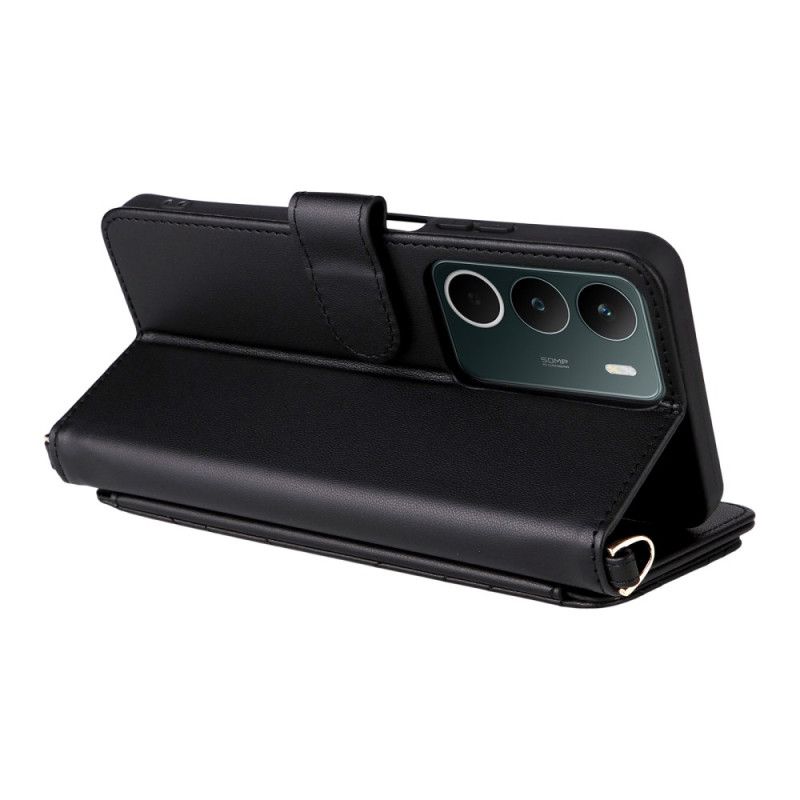 Folio Deksel Realme C71 Vattert Med Skulderstropp Og Håndleddsstropp Beskyttelse Deksel