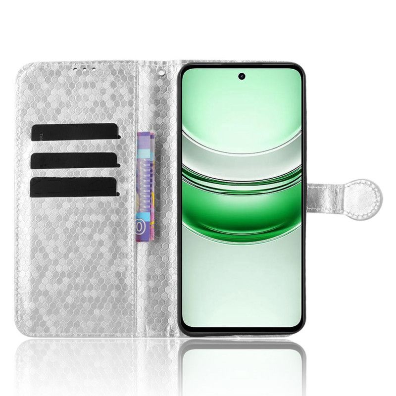 Lærdeksel Folio Deksel Realme C71 Mobildeksel Glanset