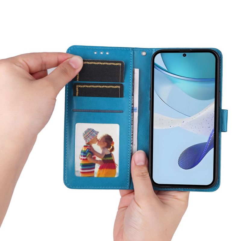 Lærdeksel Folio Deksel Realme C71 Mobildeksel Solsikke