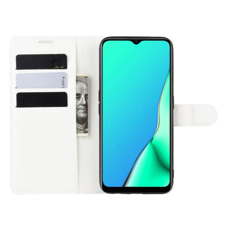 Folio Deksel Til Oppo A9 2020 Anti-fall Lommebok Skinnstil