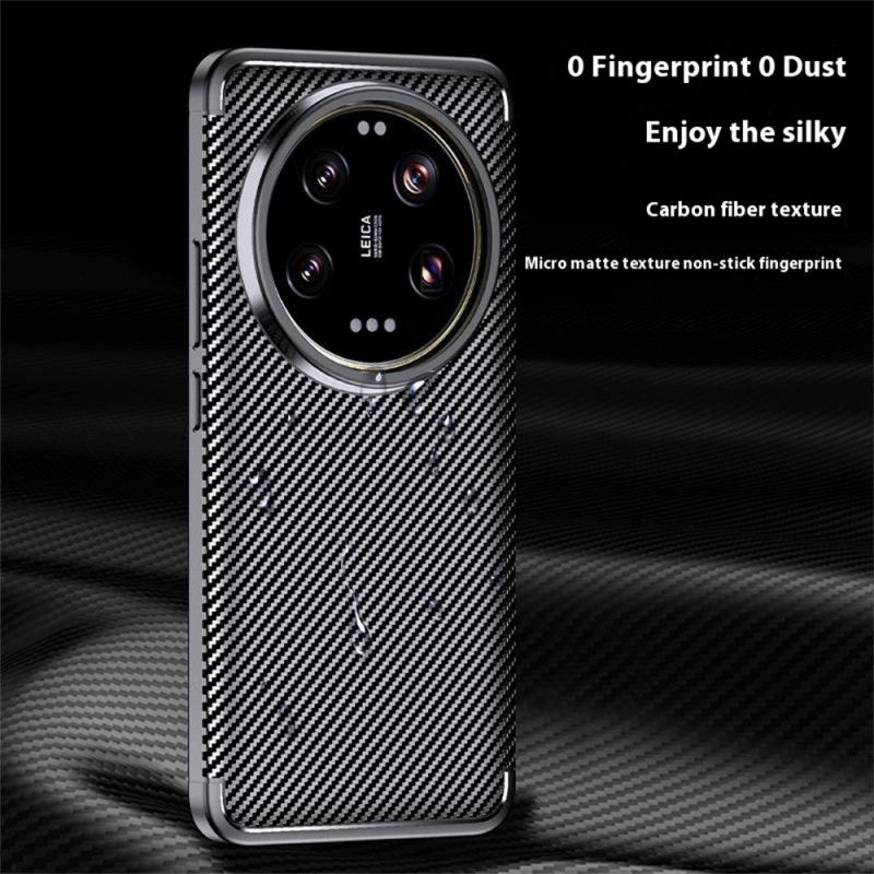 Deksel Xiaomi 15 Ultra Karbonfibertekstur Beskyttelse Deksel