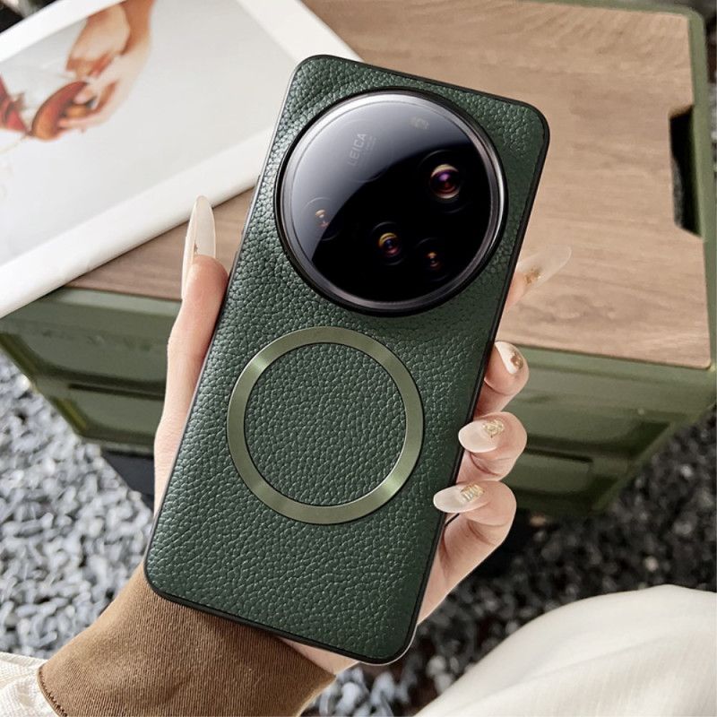 Deksel Xiaomi 15 Ultra Kompatibel Med Magsafe-lychee-læreffekt