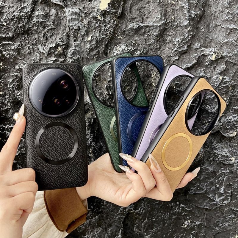 Deksel Xiaomi 15 Ultra Kompatibel Med Magsafe-lychee-læreffekt