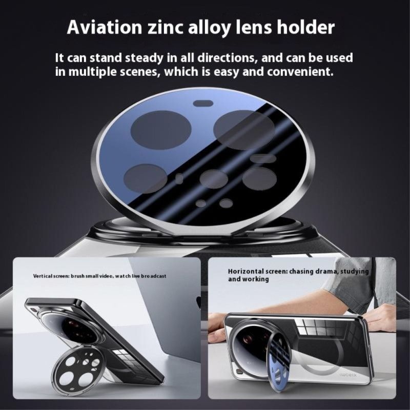 Deksel Xiaomi 15 Ultra Magsafe-kompatibel Med Stativ Beskyttelse Deksel