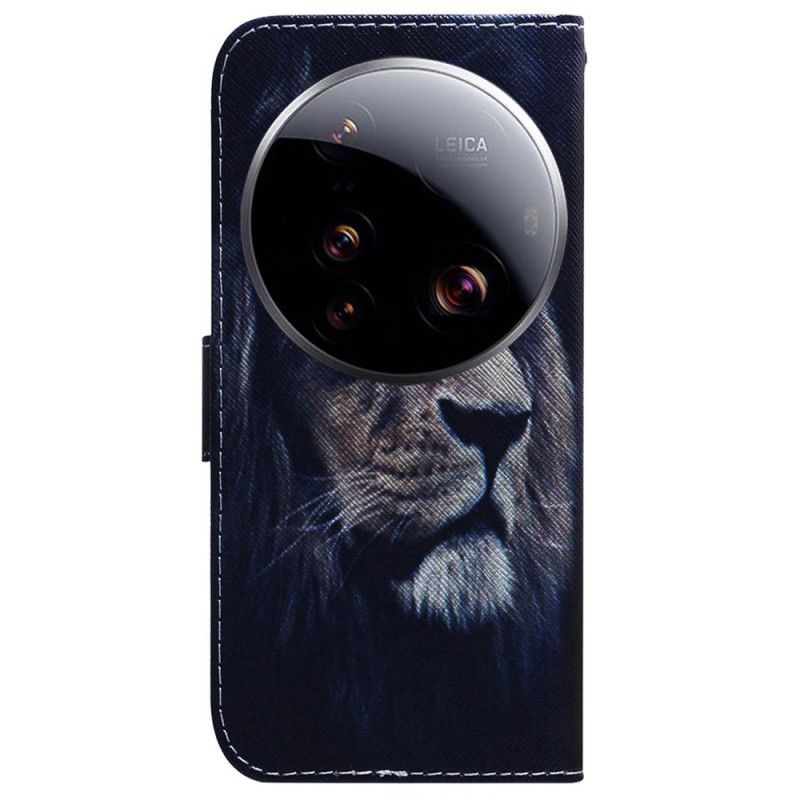 Folio Deksel Til Xiaomi 15 Ultra Drømmende Løve