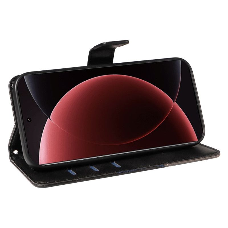 Folio Deksel Til Xiaomi 15 Ultra Geometrisk Design