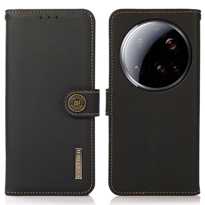 Folio Deksel Til Xiaomi 15 Ultra Khazneh Klassisk Skinn