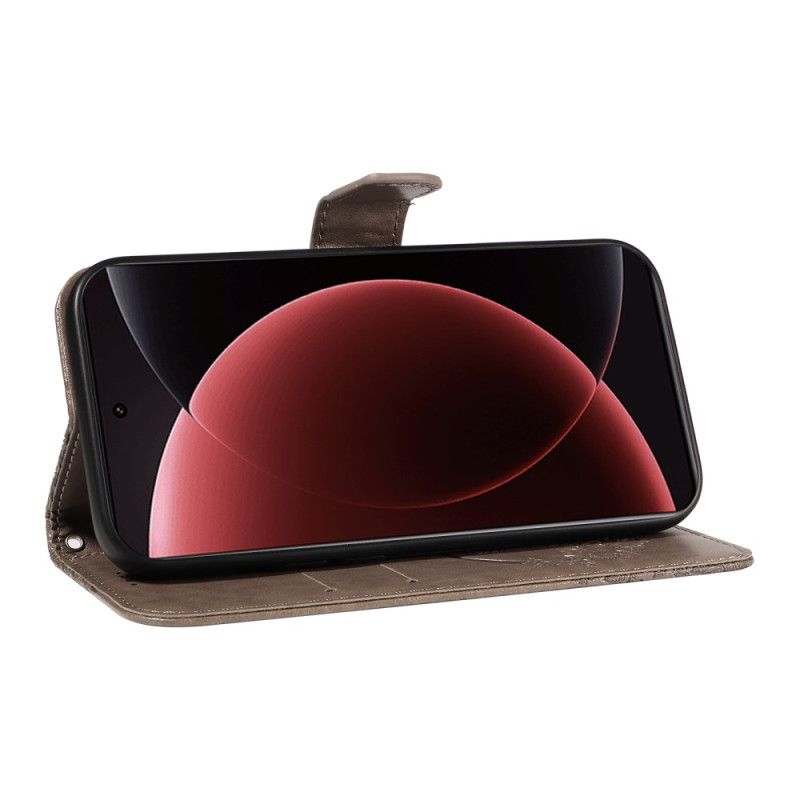 Folio Deksel Til Xiaomi 15 Ultra Sommerfugldesign