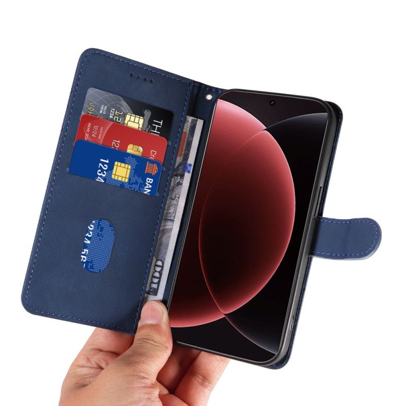 Folio Deksel Xiaomi 15 Ultra Bølgede Linjer Beskyttelse Deksel