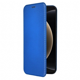 Folio Deksel Xiaomi 15 Ultra Børstet Karbonfiber Beskyttelse Deksel