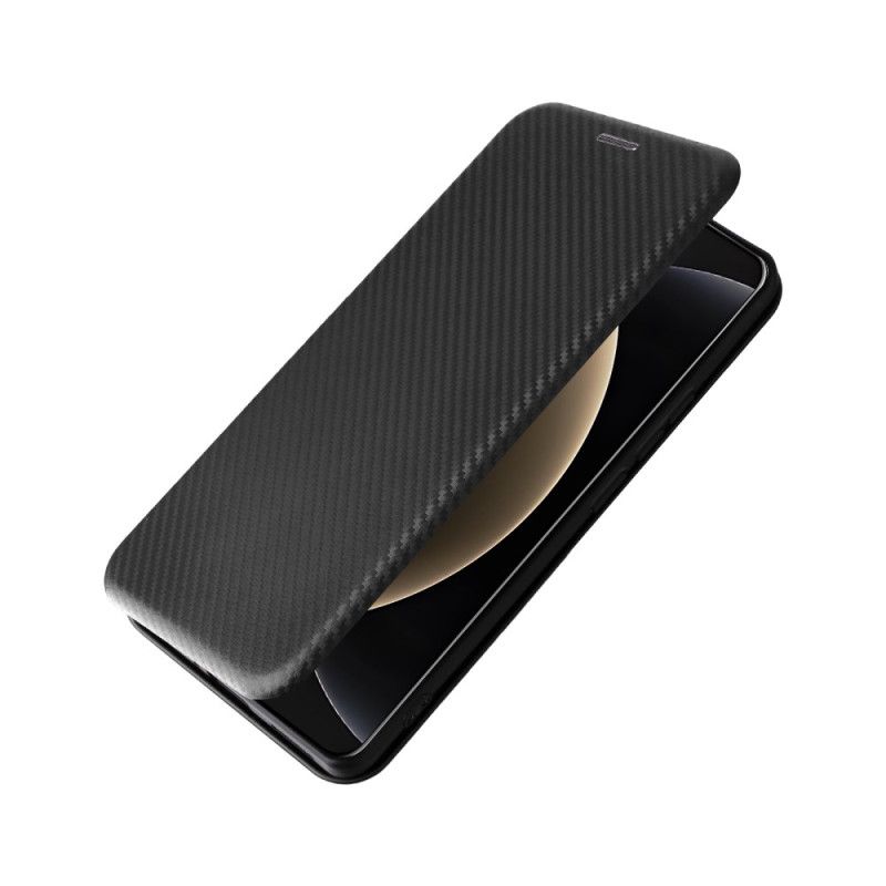 Folio Deksel Xiaomi 15 Ultra Børstet Karbonfiber Beskyttelse Deksel