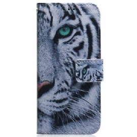Folio Deksel Xiaomi 15 Ultra Hvit Tiger