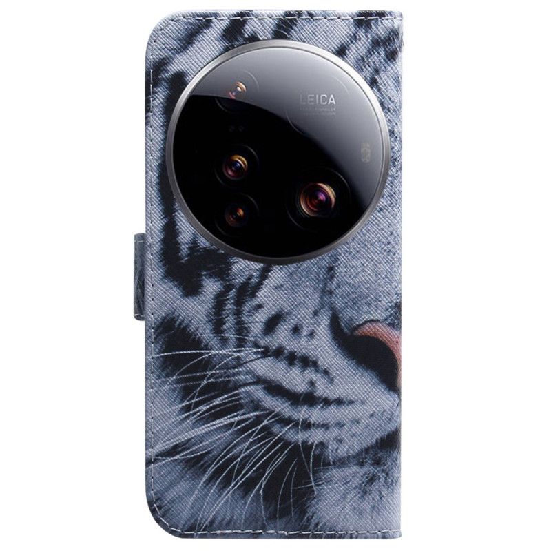 Folio Deksel Xiaomi 15 Ultra Hvit Tiger
