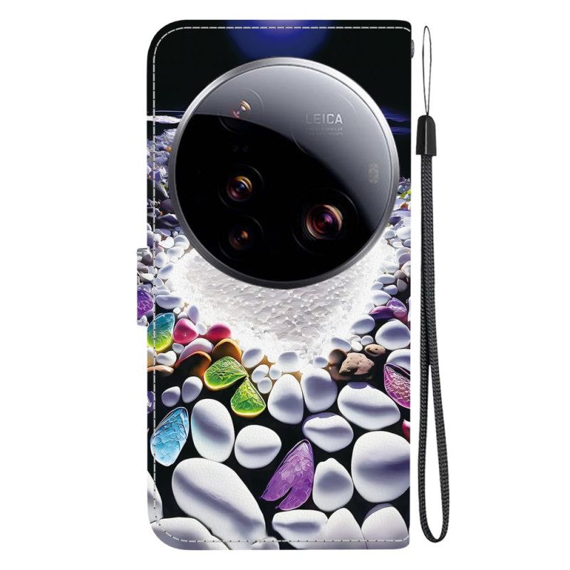 Folio Deksel Xiaomi 15 Ultra Hvitt Hjerte