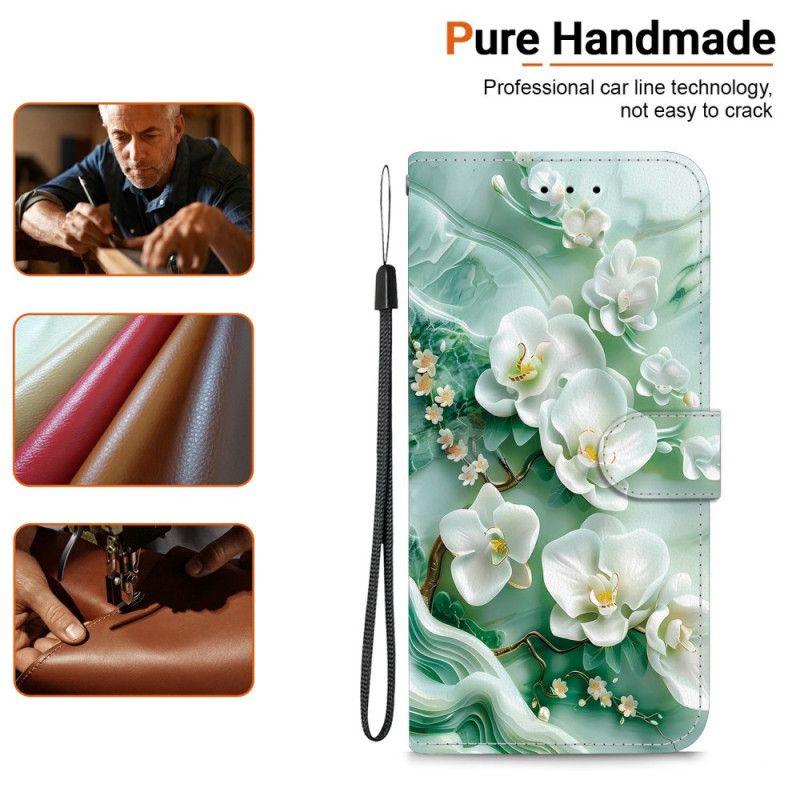 Folio Deksel Xiaomi 15 Ultra Jadeblomster