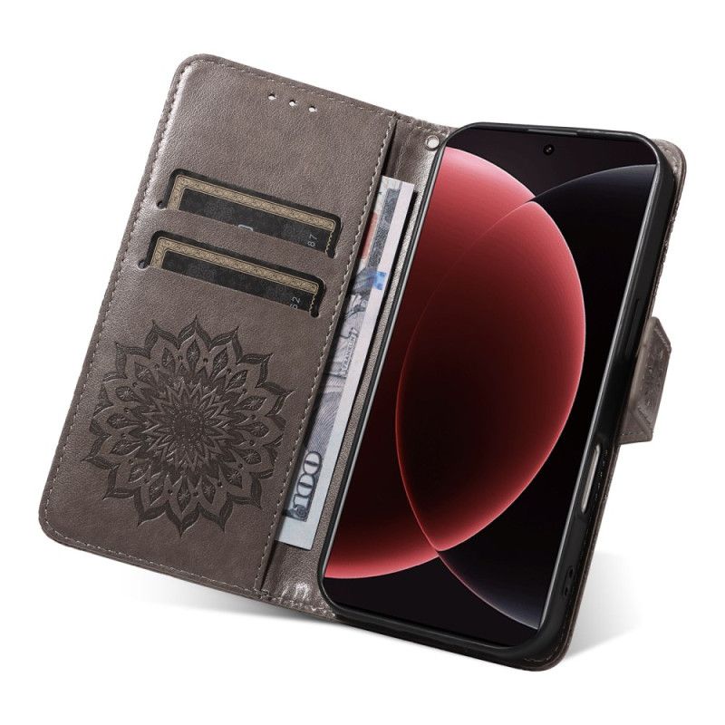 Folio Deksel Xiaomi 15 Ultra Solsikkemønster