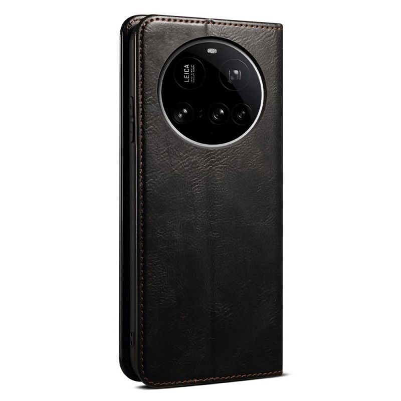 Folio Deksel Xiaomi 15 Ultra Vokset Kunstskinn Beskyttelse Deksel