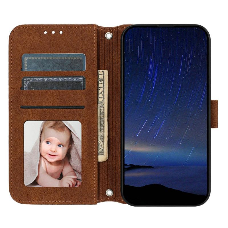 Lærdeksel Folio Deksel Xiaomi 15 Ultra Dobbel Frise