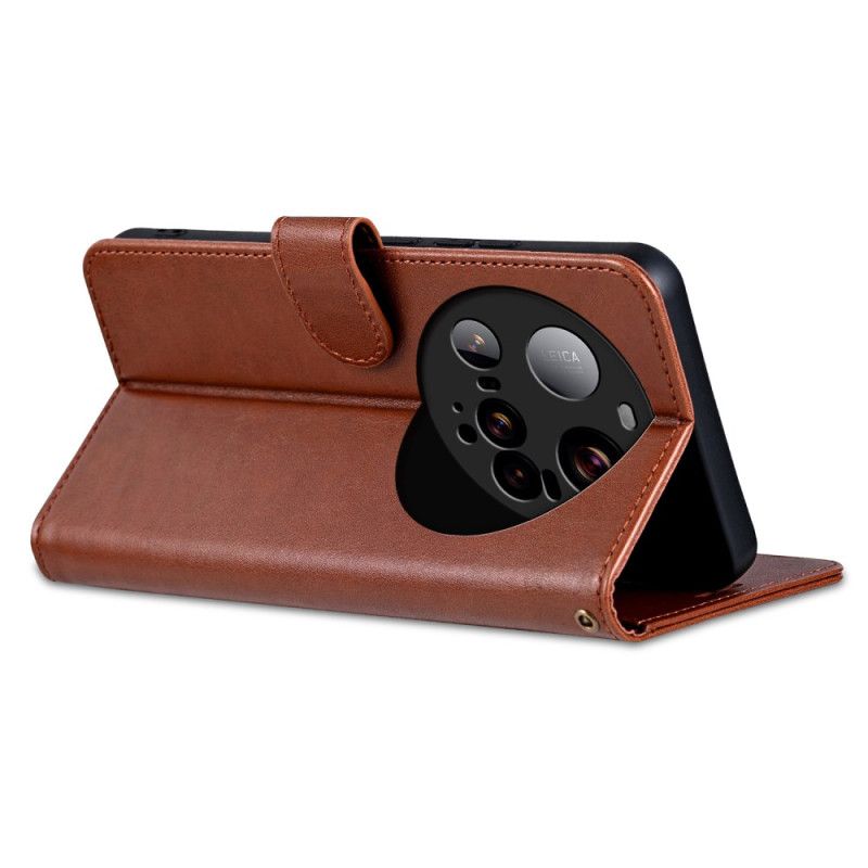 Lærdeksel Folio Deksel Xiaomi 15 Ultra Mobildeksel Azns